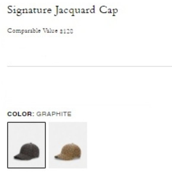 $108 *NEW* COACH Signature Jacquard Cap - Picture 6 of 6
